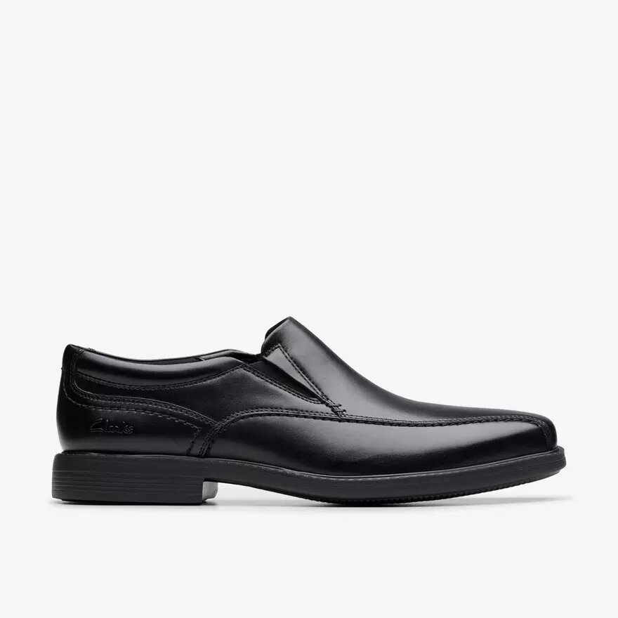 Dresslite Step sort læderloafer til herre Dresslite Step sort læderloafer til herre