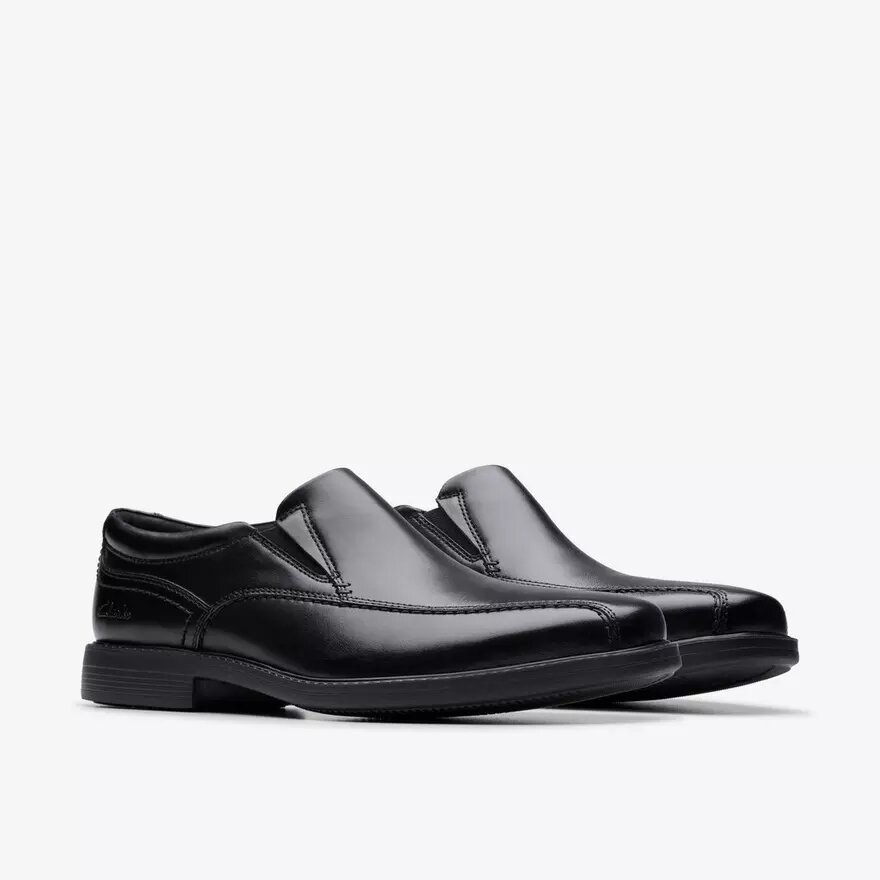 Dresslite Step sort læderloafer til herre Dresslite Step sort læderloafer til herre