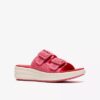 Drift Faye rosa kilehæle-sandaler til kvinder Drift Faye rosa kilehæle-sandaler til kvinder