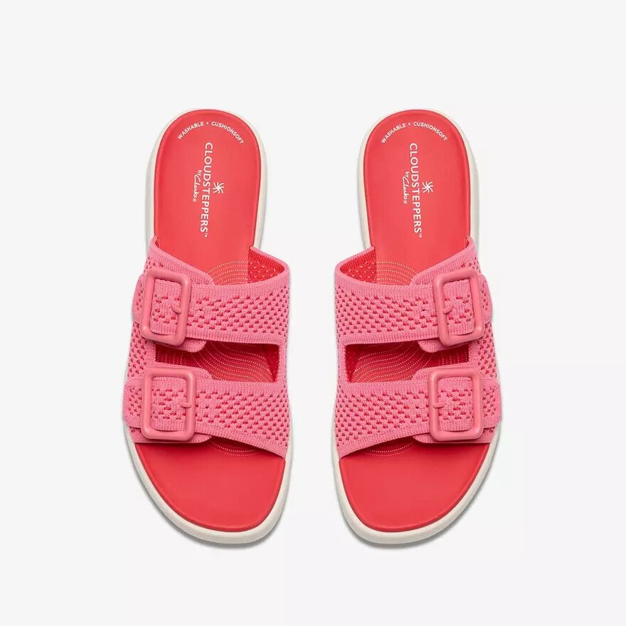 Drift Faye rosa kilehæle-sandaler til kvinder Drift Faye rosa kilehæle-sandaler til kvinder