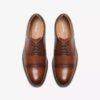 Eldredge Cap mørkebrune læder-Oxfords til mænd | clarks