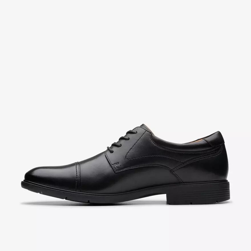 Eldredge Cap sorte læder-Oxfords til mænd | Clark’s Eldredge Cap sorte læder-Oxfords til mænd | Clark’s