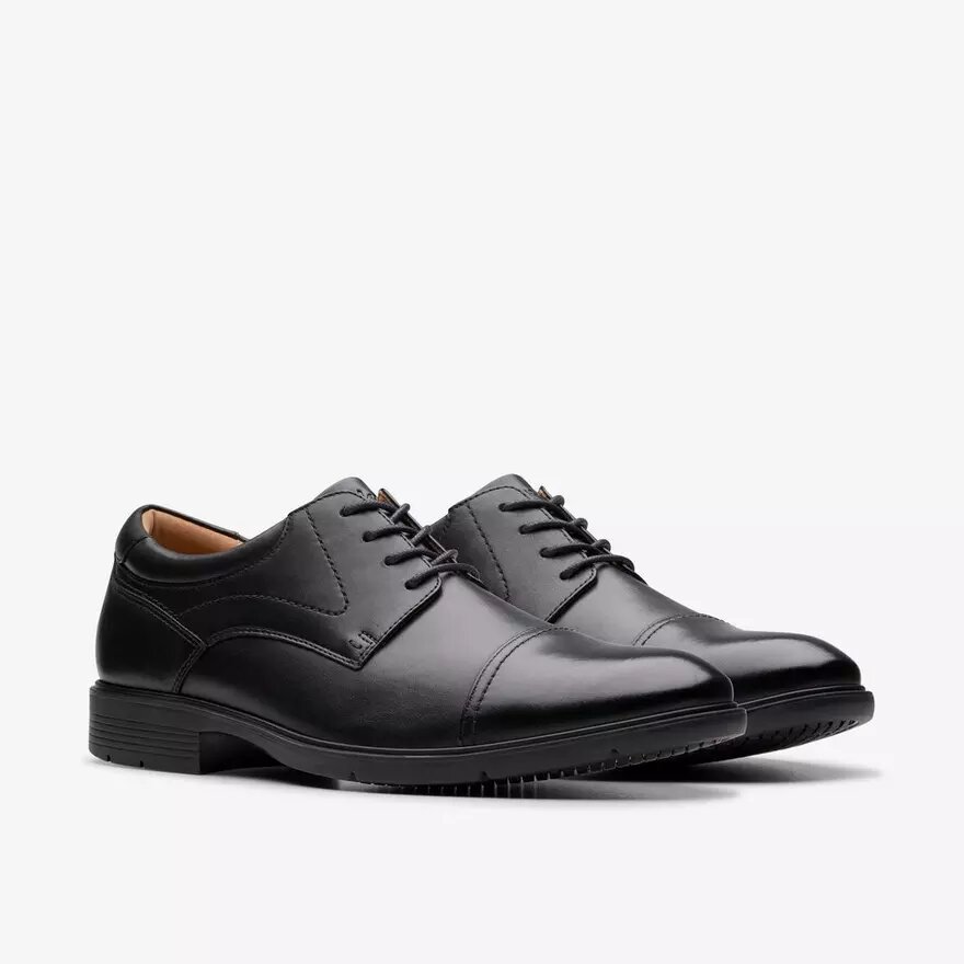 Eldredge Cap sorte læder-Oxfords til mænd | Clark’s Eldredge Cap sorte læder-Oxfords til mænd | Clark’s