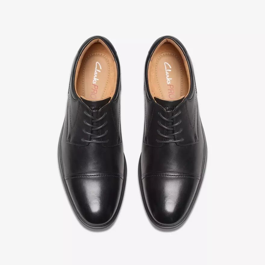 Eldredge Cap sorte læder-Oxfords til mænd | Clark’s Eldredge Cap sorte læder-Oxfords til mænd | Clark’s