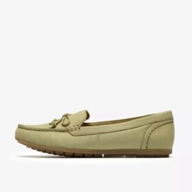 Elliotte Sail Sage nubuck-mokkasiner til kvinder