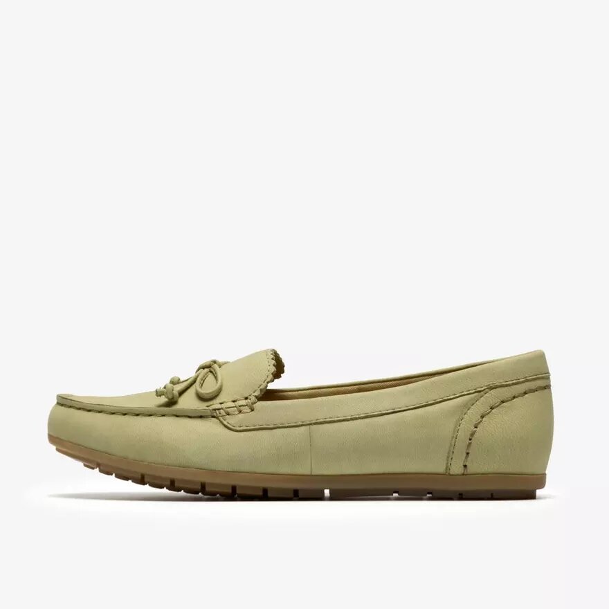 Elliotte Sail Sage nubuck-mokkasiner til kvinder Elliotte Sail Sage nubuck-mokkasiner til kvinder