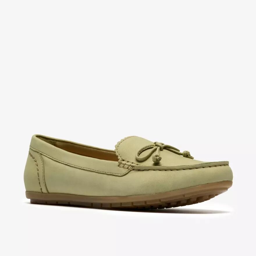 Elliotte Sail Sage nubuck-mokkasiner til kvinder Elliotte Sail Sage nubuck-mokkasiner til kvinder