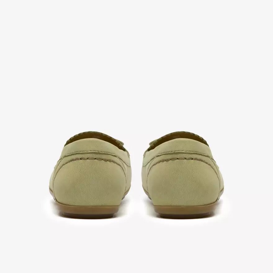 Elliotte Sail Sage nubuck-mokkasiner til kvinder Elliotte Sail Sage nubuck-mokkasiner til kvinder
