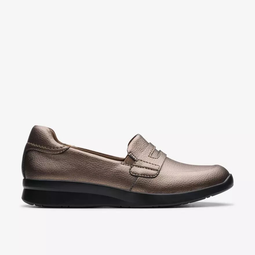 Ellowyn Penny Bronze Metallic slip-on-sko til kvinder Ellowyn Penny Bronze Metallic slip-on-sko til kvinder