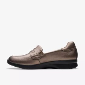 Ellowyn Penny Bronze Metallic slip-on-sko til kvinder