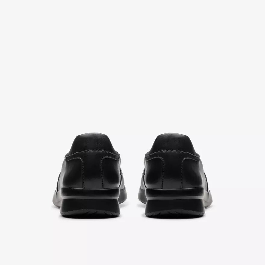 Ellowyn Penny sort læder-Slip-ons til kvinder Ellowyn Penny sort læder-Slip-ons til kvinder