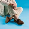 Flexway 2Eye sejlersko til mænd i brun nubuck Flexway 2Eye sejlersko til mænd i brun nubuck