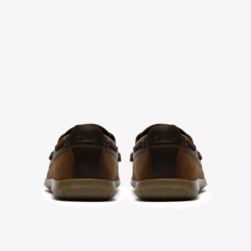Flexway 2Eye sejlersko til mænd i brun nubuck Flexway 2Eye sejlersko til mænd i brun nubuck