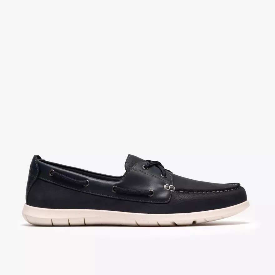 Flexway 2Eye sejlersko til mænd i marineblå nubuck Flexway 2Eye sejlersko til mænd i marineblå nubuck