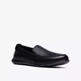 Flexway Step sorte glatte Loafers