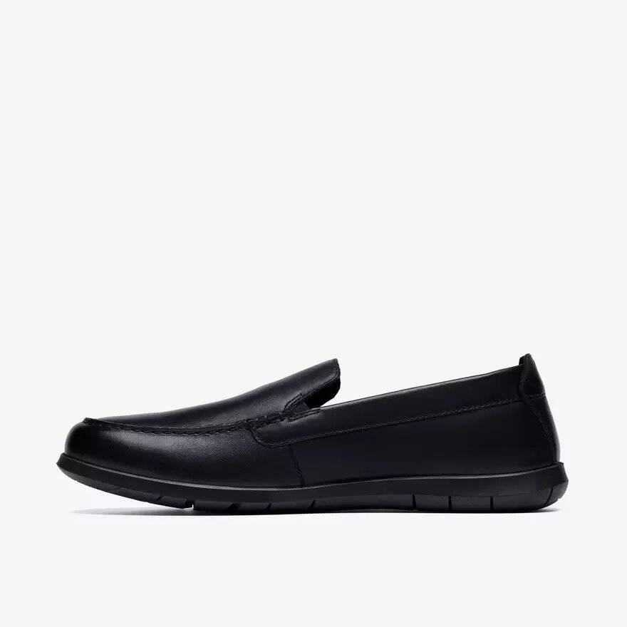 Flexway Step sorte glatte Loafers Flexway Step sorte glatte Loafers