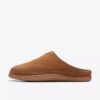Frien Wall Tan slip-on hjemmesko til mænd