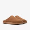 Frien Wall Tan slip-on hjemmesko til mænd