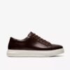 Goswell Tie brune lædersneakers til mænd Goswell Tie brune lædersneakers til mænd