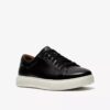 Goswell Tie sort lædersneaker til mænd