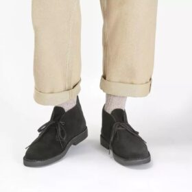 Herre Desert Boot Evo sort ruskind Chukka