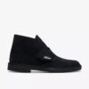 Herre Desert Boot – sorte ruskinds-desert støvler fra USA Herre Desert Boot – sorte ruskinds-desert støvler fra USA