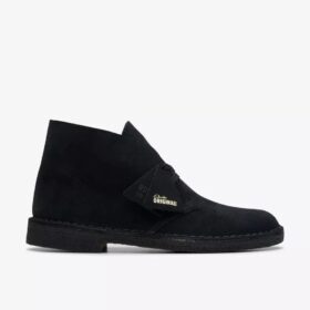 Herre Desert Boot – sorte ruskinds-desert støvler fra USA