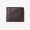 Herre klassisk Pebble Slimfold-punge, brun, USA Herre klassisk Pebble Slimfold-punge, brun, USA