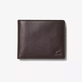 Herre klassisk Pebble Slimfold-punge, brun, USA