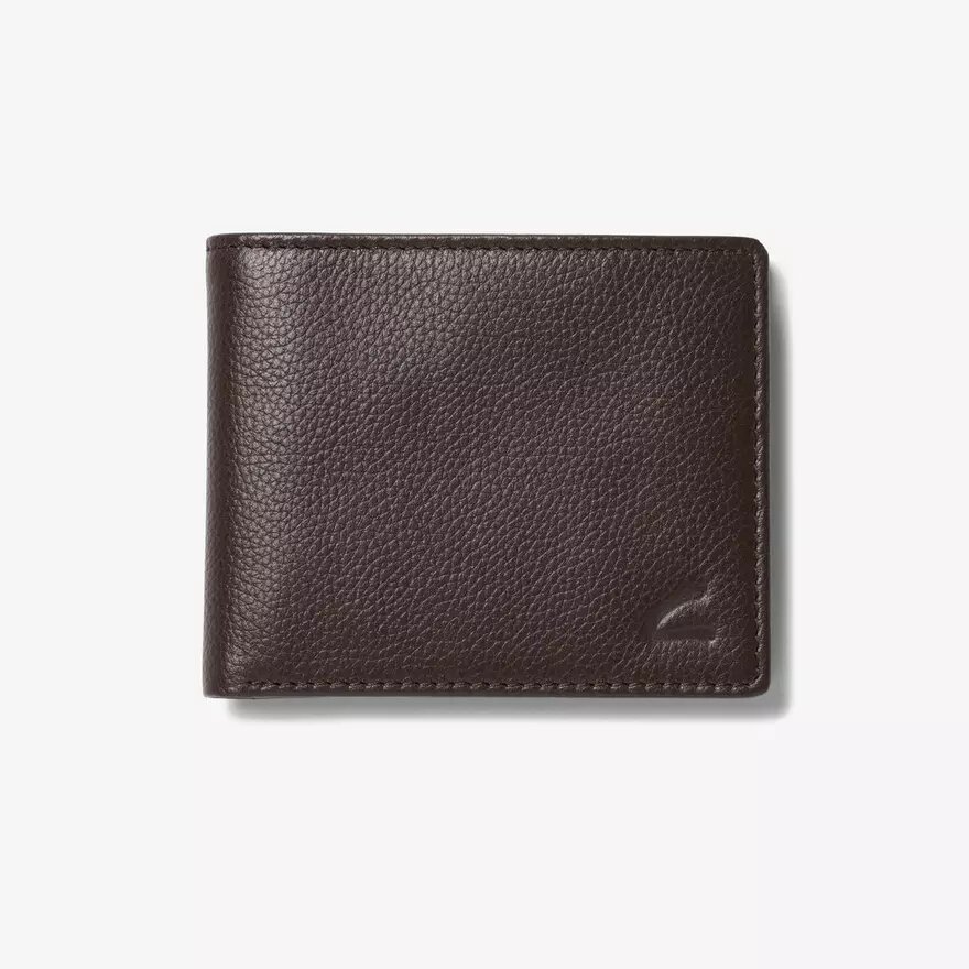 Herre klassisk Pebble Slimfold-punge, brun, USA Herre klassisk Pebble Slimfold-punge, brun, USA