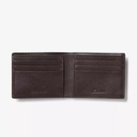 Herre klassisk Pebble Slimfold-punge, brun, USA