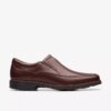 Herre-loafer Un Kendric Go i mahogni-læder | clarks
