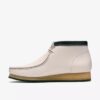 Herre Walla Boot Rb i hvidt læder fra Wallabees Herre Walla Boot Rb i hvidt læder fra Wallabees