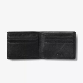 Herreklassisk Pebble Slimfold-punge, sort, USA