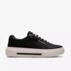 Hollyrose Zip sneakers i sort læder til kvinder Hollyrose Zip sneakers i sort læder til kvinder
