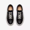 Hollyrose Zip sneakers i sort læder til kvinder Hollyrose Zip sneakers i sort læder til kvinder