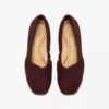 Jazmynn Gem Merlot-ballerinasko i ruskind til kvinder Jazmynn Gem Merlot-ballerinasko i ruskind til kvinder
