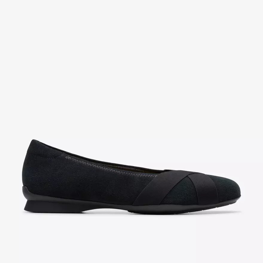 Jazmynn Gem sorte ruskinds-Slip-ons til kvinder Jazmynn Gem sorte ruskinds-Slip-ons til kvinder