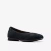 Jazmynn Gem sorte ruskinds-Slip-ons til kvinder Jazmynn Gem sorte ruskinds-Slip-ons til kvinder