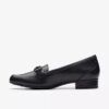 Juliet Echo sort læder Loafers til kvinder Juliet Echo sort læder Loafers til kvinder