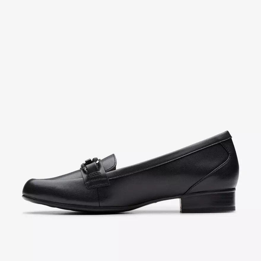 Juliet Echo sort læder Loafers til kvinder Juliet Echo sort læder Loafers til kvinder