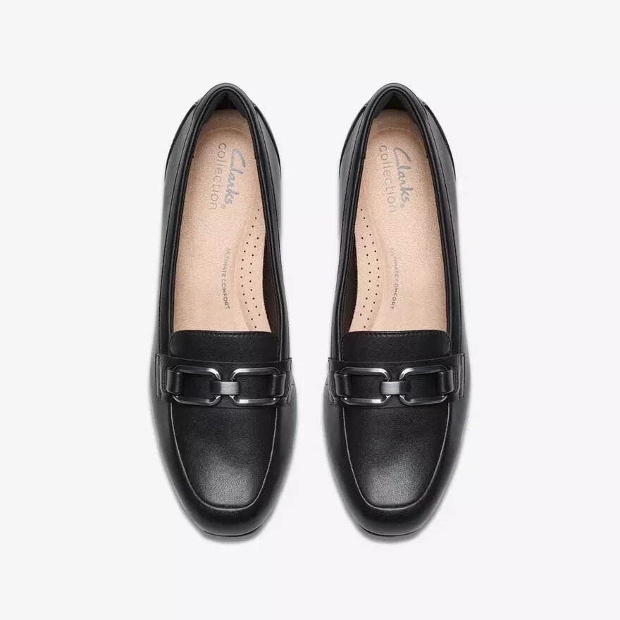Juliet Echo sort læder Loafers til kvinder Juliet Echo sort læder Loafers til kvinder