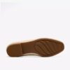 Juliet Mia cremefarvede læderslip-ons til kvinder Juliet Mia cremefarvede læderslip-ons til kvinder