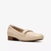 Juliet Mia cremefarvede læderslip-ons til kvinder Juliet Mia cremefarvede læderslip-ons til kvinder