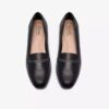 Juliet Mia slip-ons i sort læder til kvinder Juliet Mia slip-ons i sort læder til kvinder