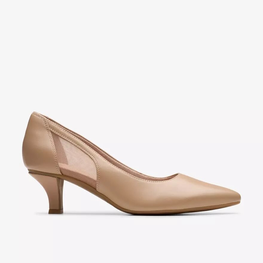 Kepley Cora pumps i varm beige læder til kvinder Kepley Cora pumps i varm beige læder til kvinder