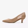 Kepley Cora pumps i varm beige læder til kvinder Kepley Cora pumps i varm beige læder til kvinder