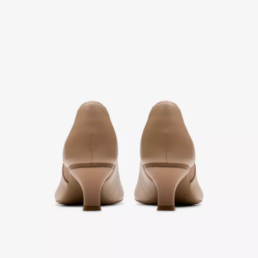 Kepley Cora pumps i varm beige læder til kvinder Kepley Cora pumps i varm beige læder til kvinder
