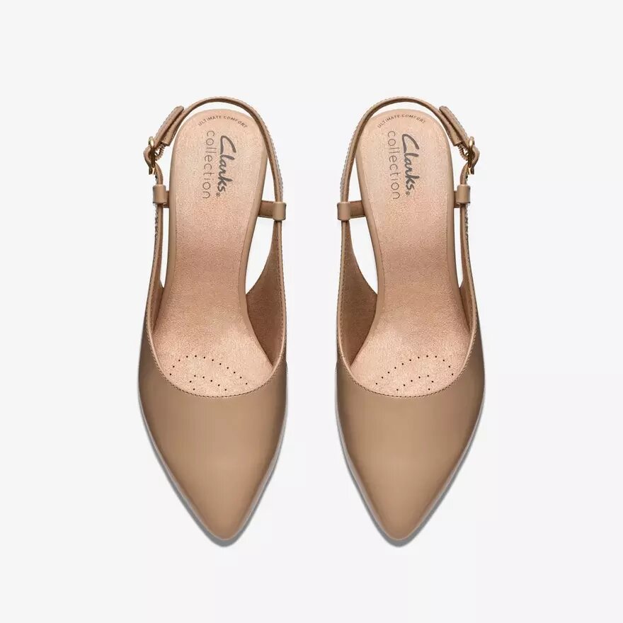 Kepley Lane beige læderpumps til kvinder Kepley Lane beige læderpumps til kvinder