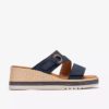 Kidiki Cove navy nubuck-kilehæle til kvinder Kidiki Cove navy nubuck-kilehæle til kvinder